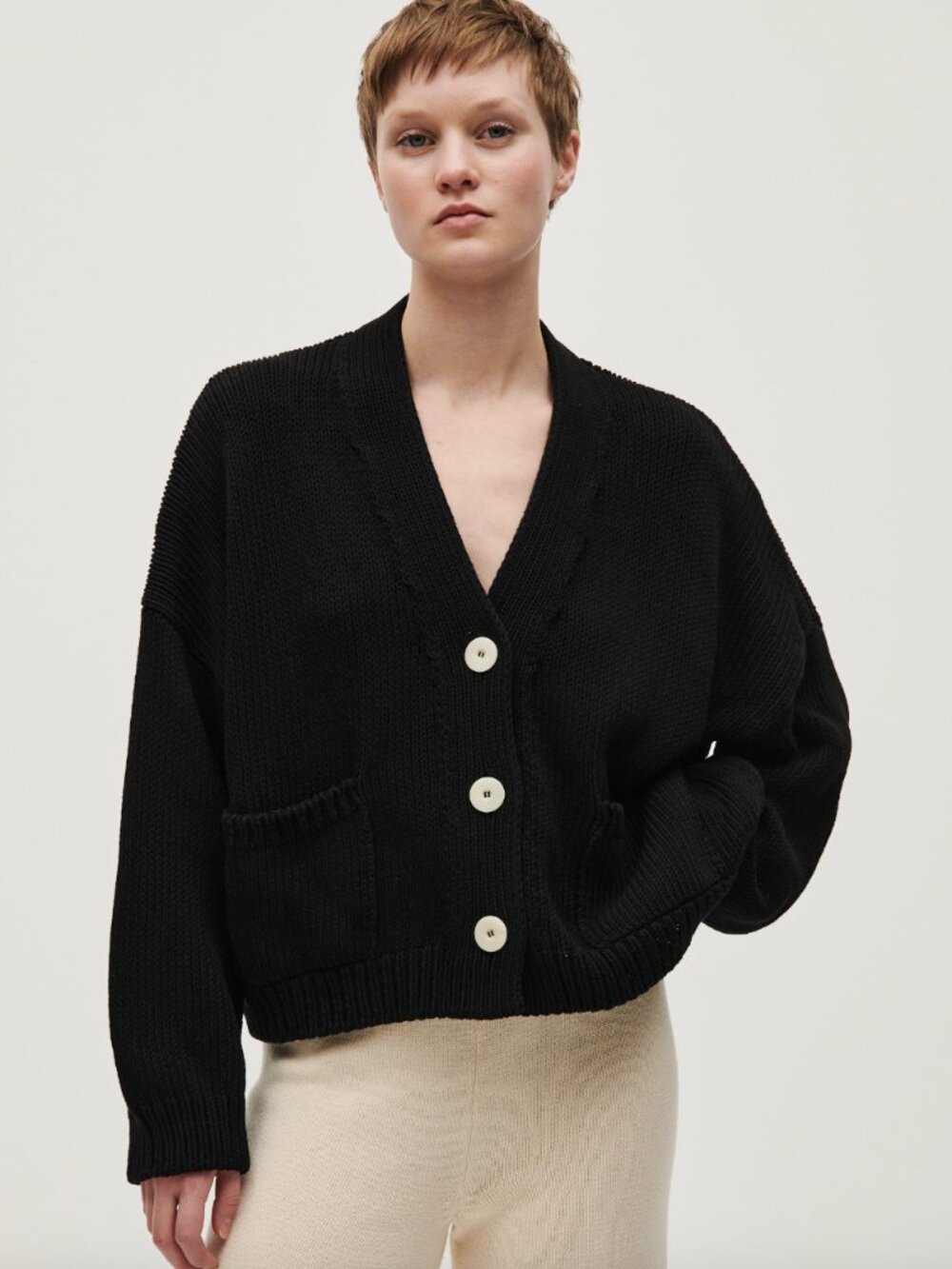 babaa cardigan no22 black